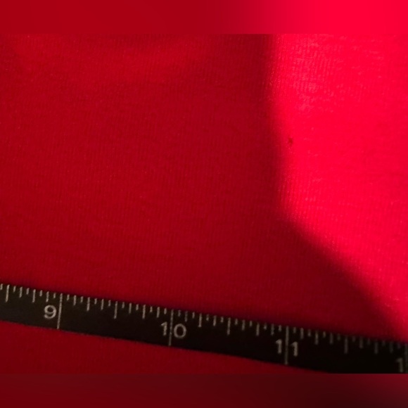 St. John's Bay Red Classic Cotton Boatneck Tee - Picture 6 of 6